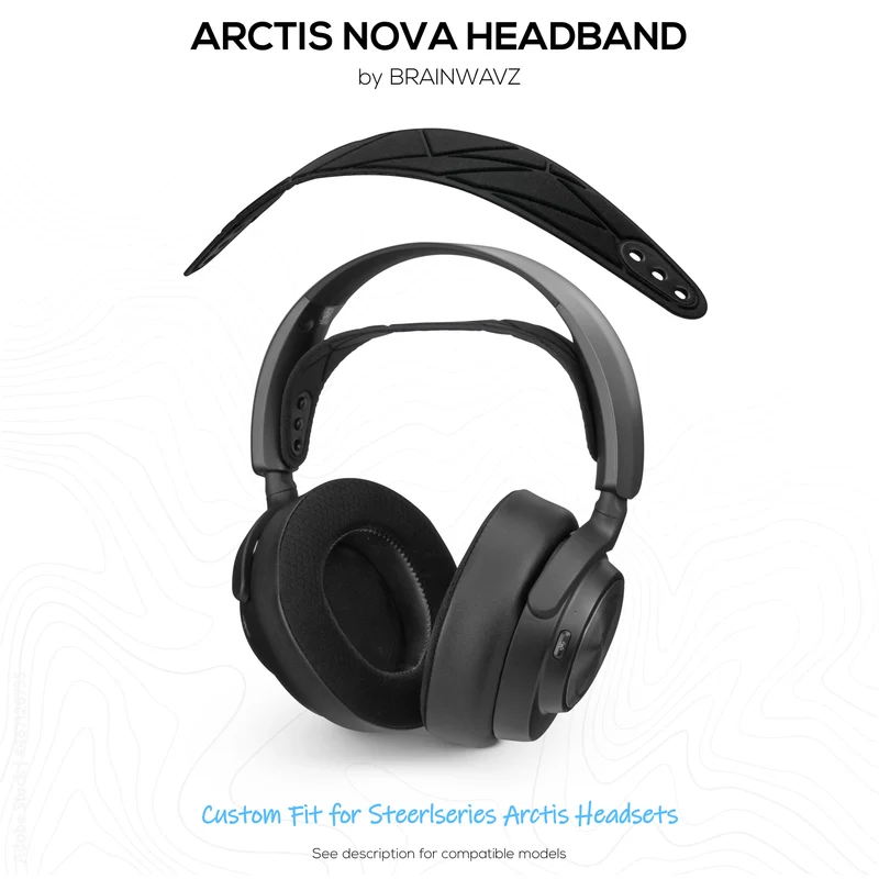 Bandeau de remplacement pour SteelSeries Arctis Nova 7P, 7X et autres modèles – Bandeau de suspension élastique riche en coton avec 3 réglages de taille