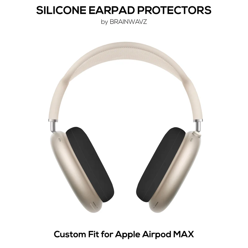 Coussinets de protection en silicone pour écouteurs Apple AirPods Max – Imperméables, résistants à la transpiration et à la poussière, antidérapants et faciles à installer