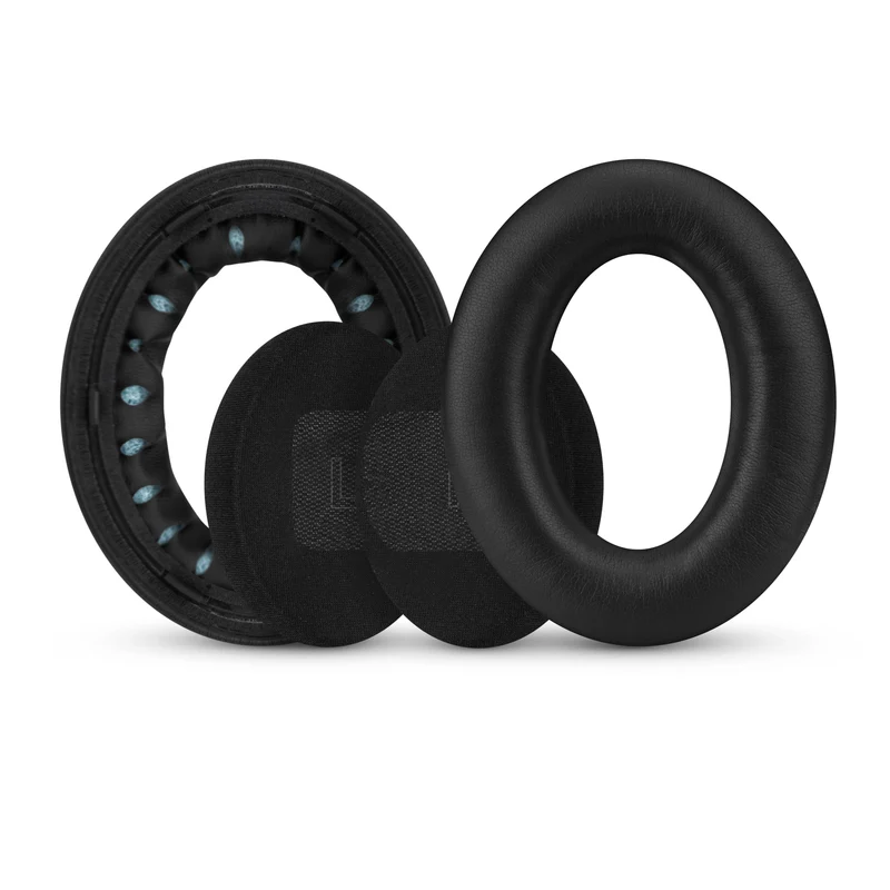 Coussinets de rechange pour casques sans fil BOSE QC Ultra Gen 1 et Gen 2. Cuir PU protéiné de haute qualité et mousse souple pour un confort et une durabilité accrus.