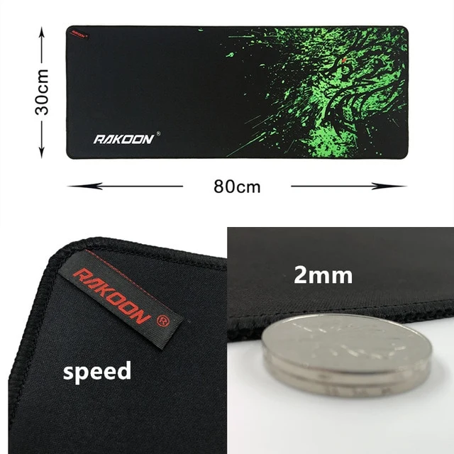 Green Dragon Large Gaming Mouse-Pad