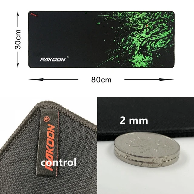 Green Dragon Large Gaming Mouse-Pad