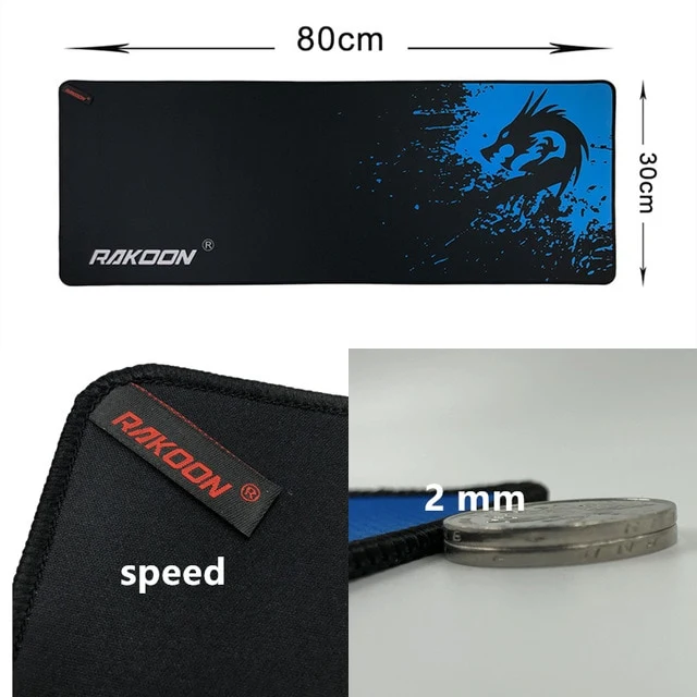 Blue Dragon Large Gaming Mouse-Pad