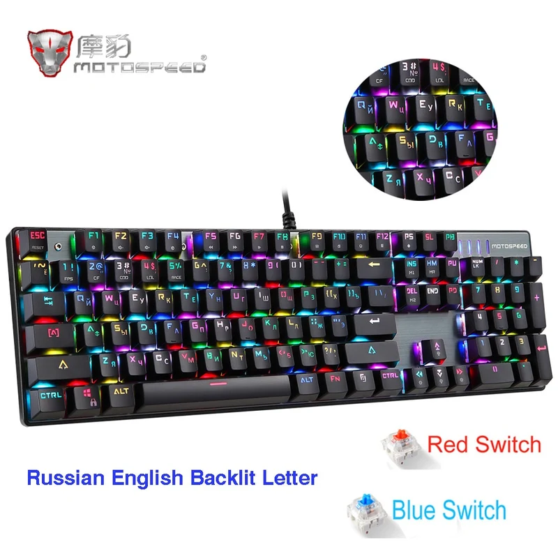 Motospeed CK105 RGB Gaming Mechanical Keyboard