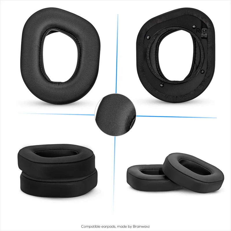 Coussinets d'oreille de rechange pour casques sans fil Turtle Beach Stealth 700 Gen 2 et Stealth 700 Gen 2 MAX. Cuir PU souple à mémoire de forme de haute qualité.