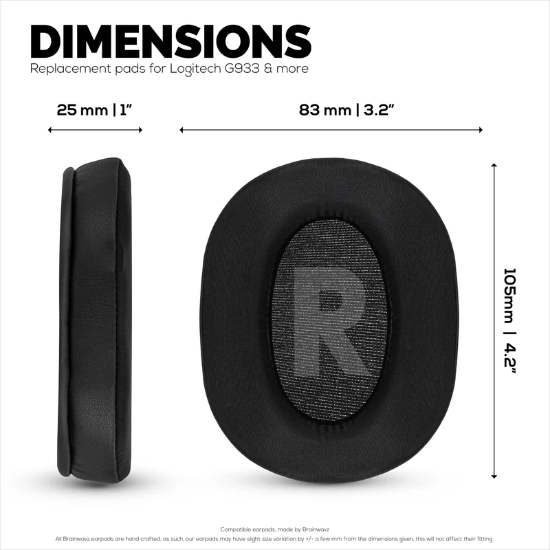 Coussinets d'oreille hybrides pour casques Logitech G Pro, G Pro X, G Pro X 2 et G Pro X SE. Coussinets gaming en gel rafraîchissant avec tissu ultra-doux et mousse à mémoire de forme épaisse.