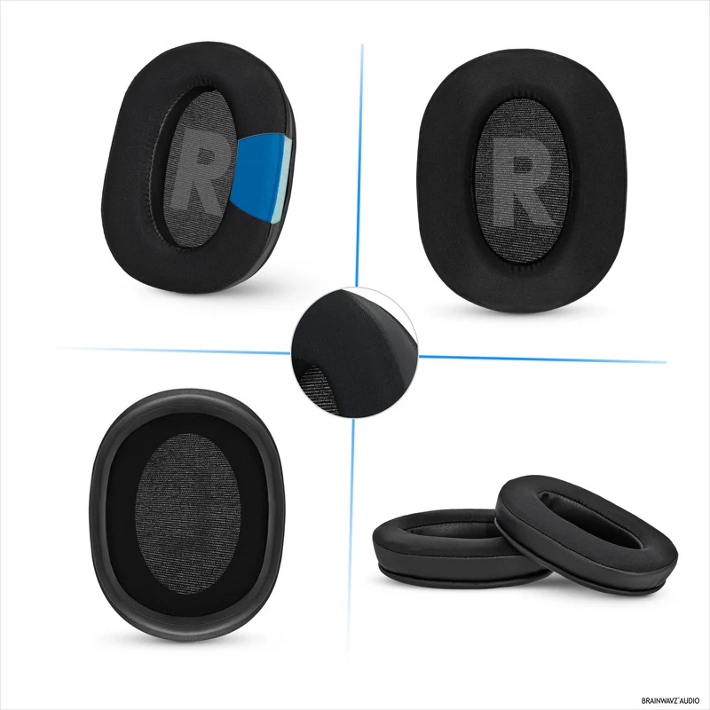 Coussinets d'oreille hybrides pour casques Logitech G Pro, G Pro X, G Pro X 2 et G Pro X SE. Coussinets gaming en gel rafraîchissant avec tissu ultra-doux et mousse à mémoire de forme épaisse.