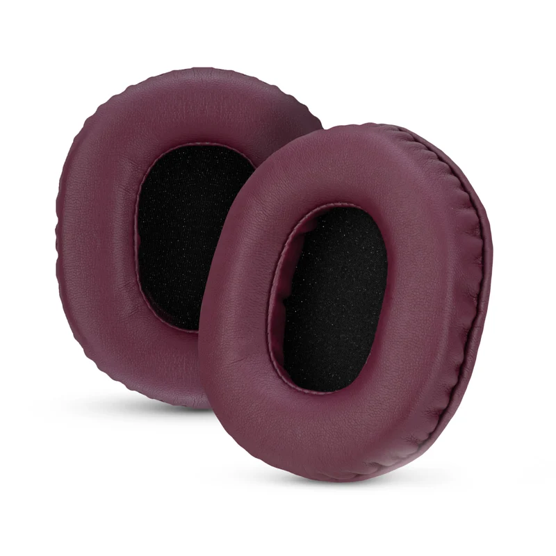 Coussinets de rechange pour casques Audio-Technica ATH-M50X, M50xBT, M50RD, M40X, M30X et M20X. Cuir PU souple avec mousse à mémoire de forme pour plus de confort et de durabilité.