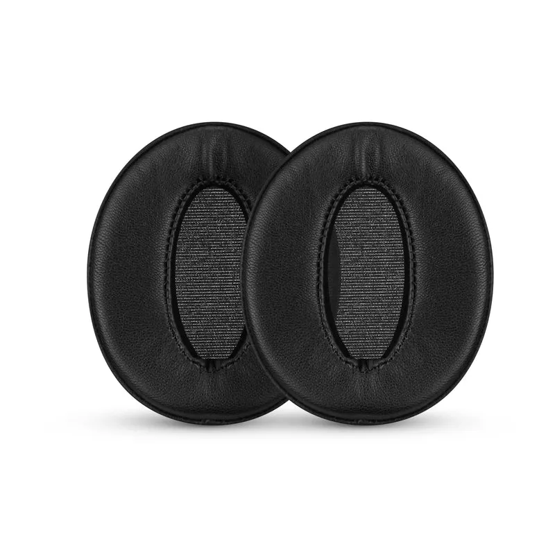 Coussinets de rechange pour casques Sennheiser HD4.50BT, HD4.50BTNC, HD450BT, HD4.50SE, HD4.40BT, HD4.30G, HD4.20S, HD458BT, HD450, HD400S et HD350BT. Cuir véritable souple et mousse à mémoire de forme.