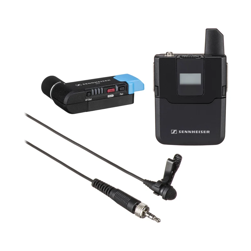 Sennheiser AVX-MKE2 SET Digital Camera-Mount Wireless Omni Lavalier Microphone System (1.9 GHz)