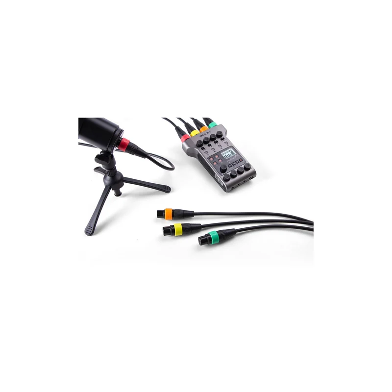 Zoom XLR-4CCP XLR Microphone Cables with Color ID Rings - 8' - 4-Pack