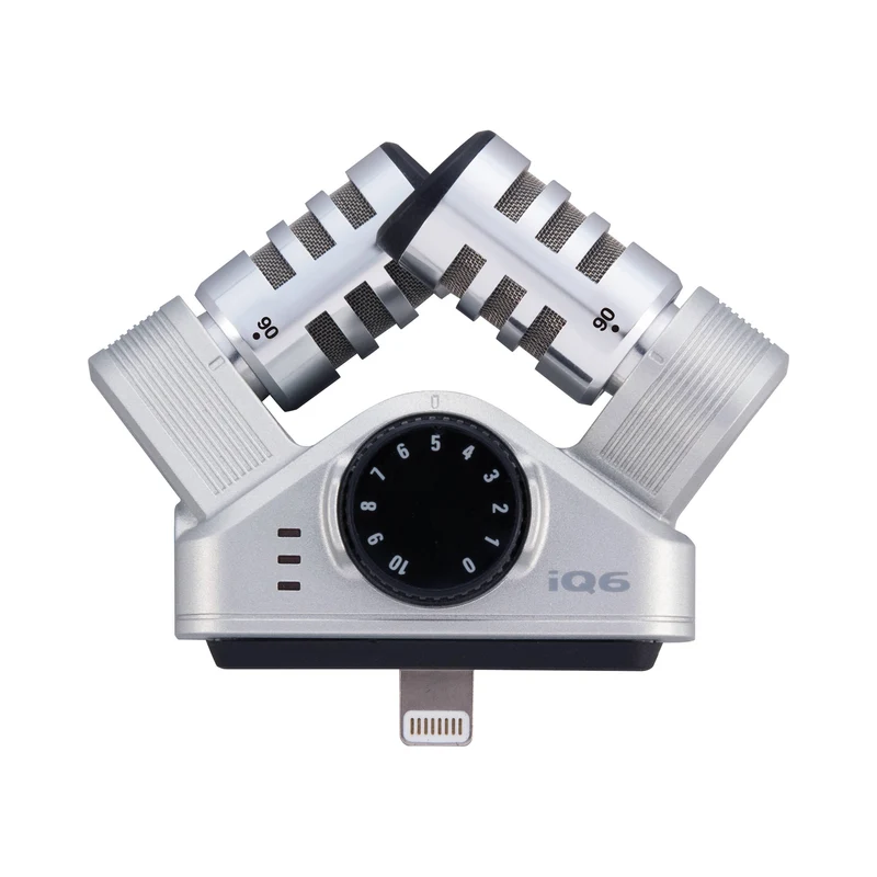 Zoom iQ6 Stereo X/Y Microphone for iOS Devices with Lightning Connector