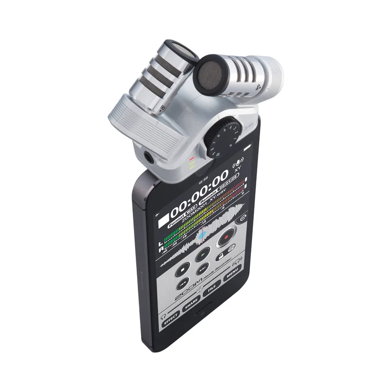 Zoom iQ6 Stereo X/Y Microphone for iOS Devices with Lightning Connector