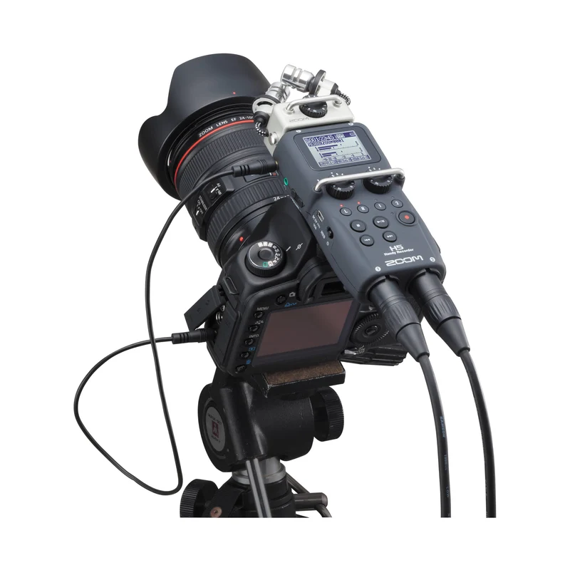 Zoom H5 4-Input / 4-Track Portable Handy Recorder with Interchangeable X/Y Mic Capsule