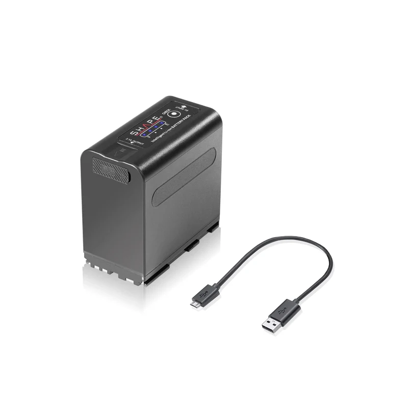 SHAPE Dual BP-975 7.4V Battery Kit with LCD Charger for Canon & RED KOMODO
