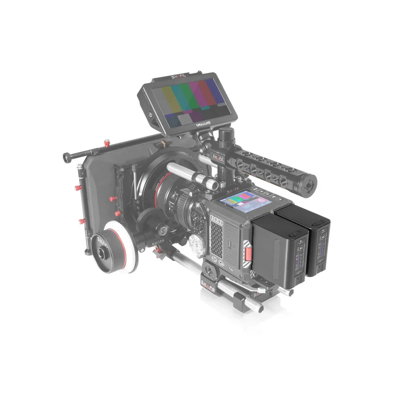 SHAPE Dual BP-975 7.4V Battery Kit with LCD Charger for Canon & RED KOMODO