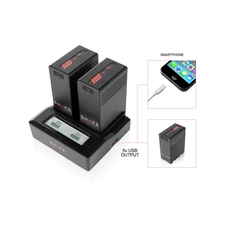 SHAPE BP-U Dual LCD Charger