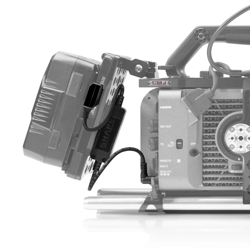 SHAPE Regulated D-Tap Power Cable for Sony FX6 (15", 19.5V Out)
