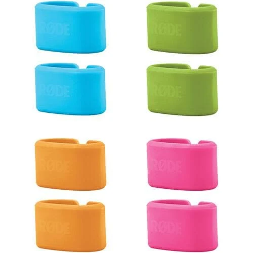 Rode COLORS Color-Coded Caps and Cable Clips for NT-USB Mini Microphones (Set of 4)