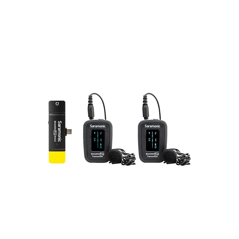 Saramonic Blink 500 Pro B6 2-Person Digital Wireless Omni Lavalier Microphone System for USB Type-C Devices (2.4 GHz)
