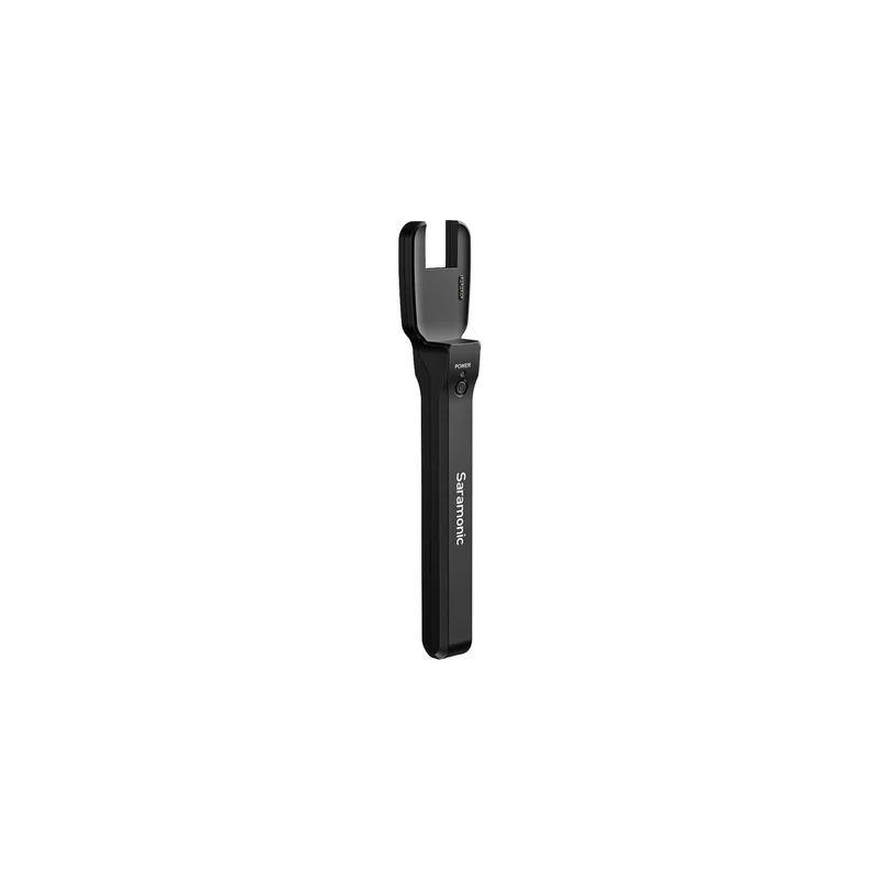 Saramonic Blink 500 Pro Hm Handheld Transmitter Holder For Blink 500 Pro Tx Transmitters With Foam Windscreen And Built-In 1100mah Battery/Charger