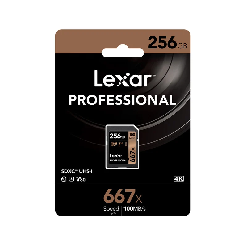 Lexar 256GB Professional 667x UHS-I SDXC Memory Card