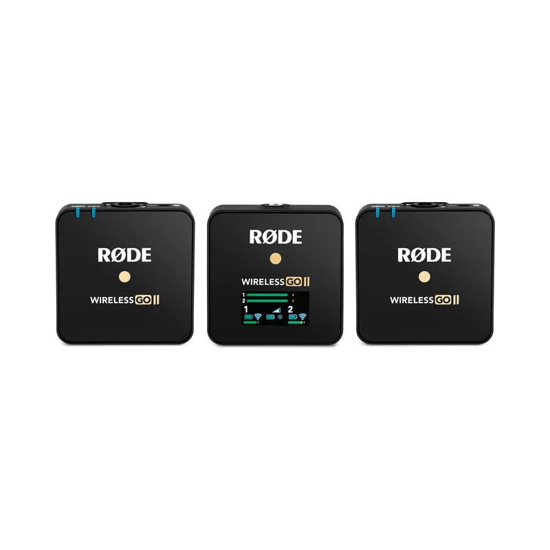 Rode Wireless GO II 2-Person Compact Digital Wireless Microphone System/Recorder (2.4 GHz, Black)
