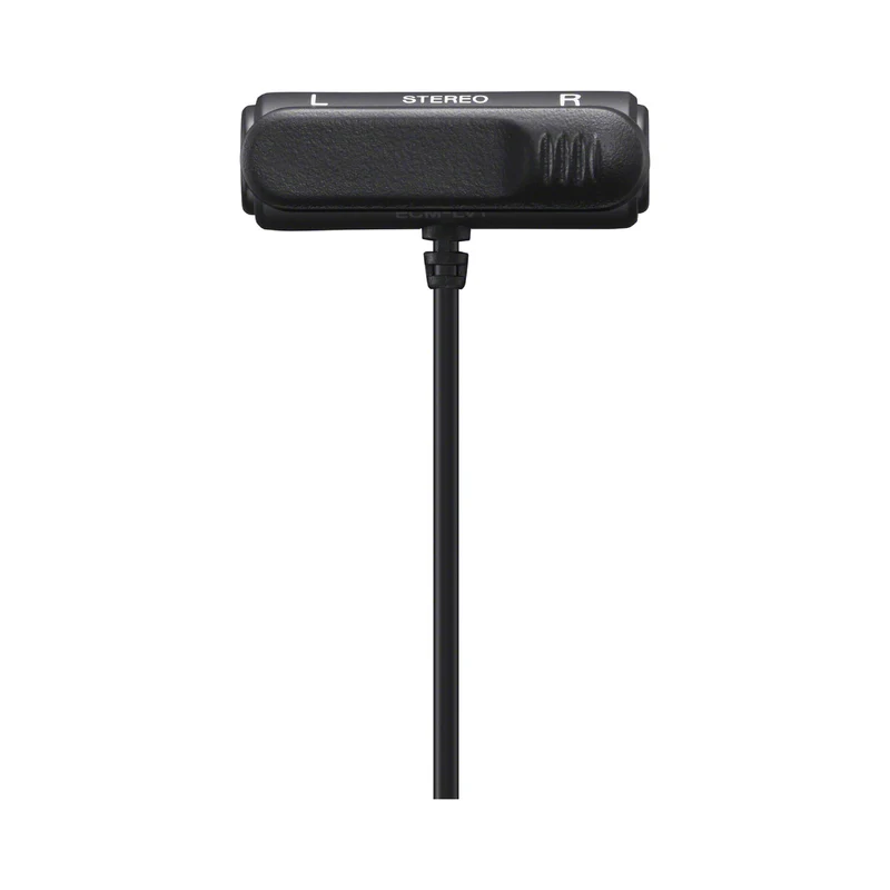 Sony ECM-LV1 Compact Stereo Lavalier Microphone with 3.5mm TRS Connector