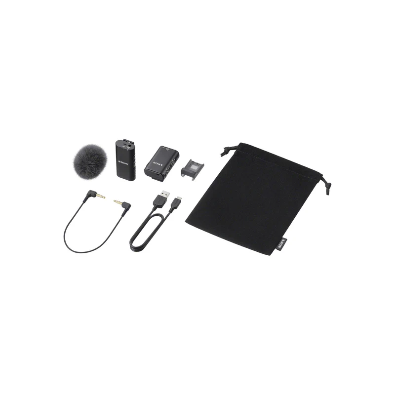 Sony ECM-W2BT Camera-Mount Digital Bluetooth Wireless Microphone System for Sony Cameras