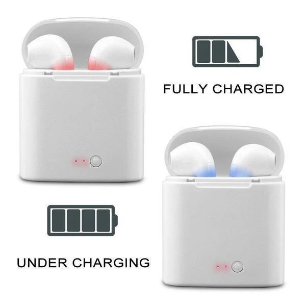 Écouteurs Sans Fil Double oreille avec Cas de Charge Mini