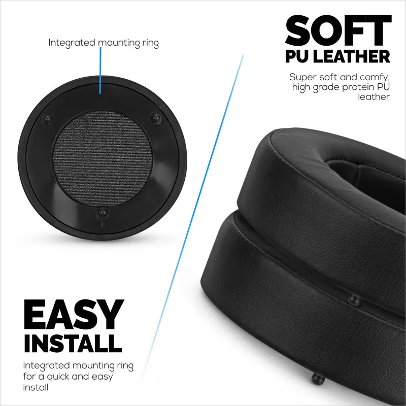 Coussinets d'oreille de remplacement pour Razer MANO'WAR 7.1, cuir PU, mousse à mémoire de forme pour plus de confort,
