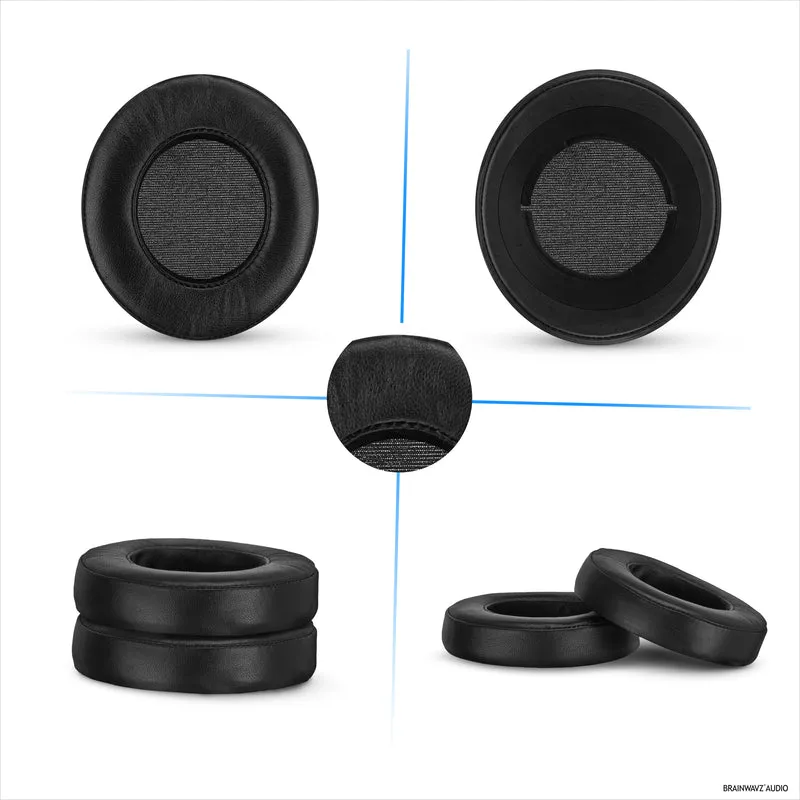 Coussinets d'oreille en peau de mouton pour casque Razer Kraken PRO V2 7.1, cuir véritable souple, mousse à mémoire de forme