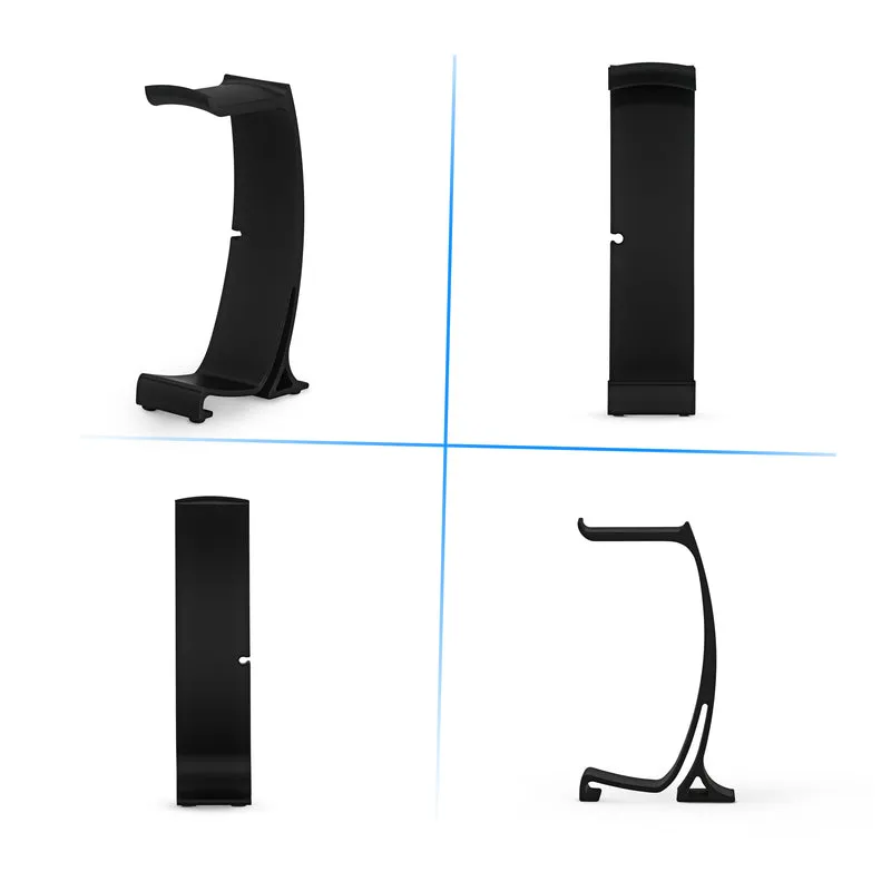 Support de casque de bureau - Support incurvé avec base antidérapante et gestion des câbles - Compatible avec SteelSeries, Sennheiser, Razer, Bose, Sony et plus