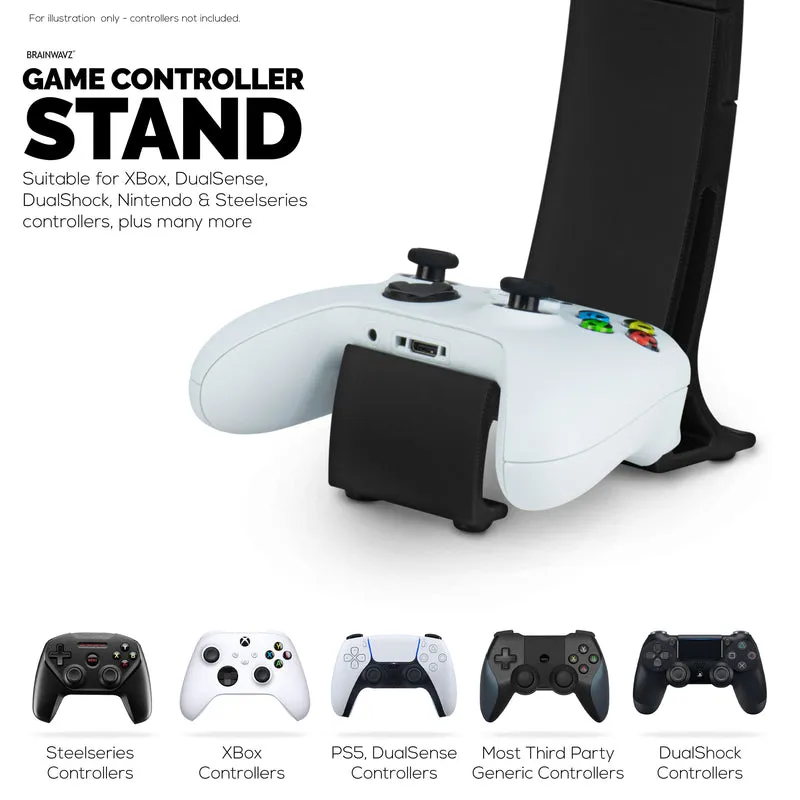 Support pour casque et manette de jeu – Support élégant pour casque et manette de jeu pour Xbox, PlayStation, Nintendo, Legacy, Retro et plus
