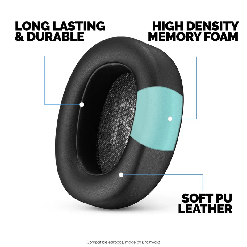 Coussinets de rechange pour casque JBL EVEREST ELITE 750 et 750NC - Cuir PU et mousse à mémoire de forme