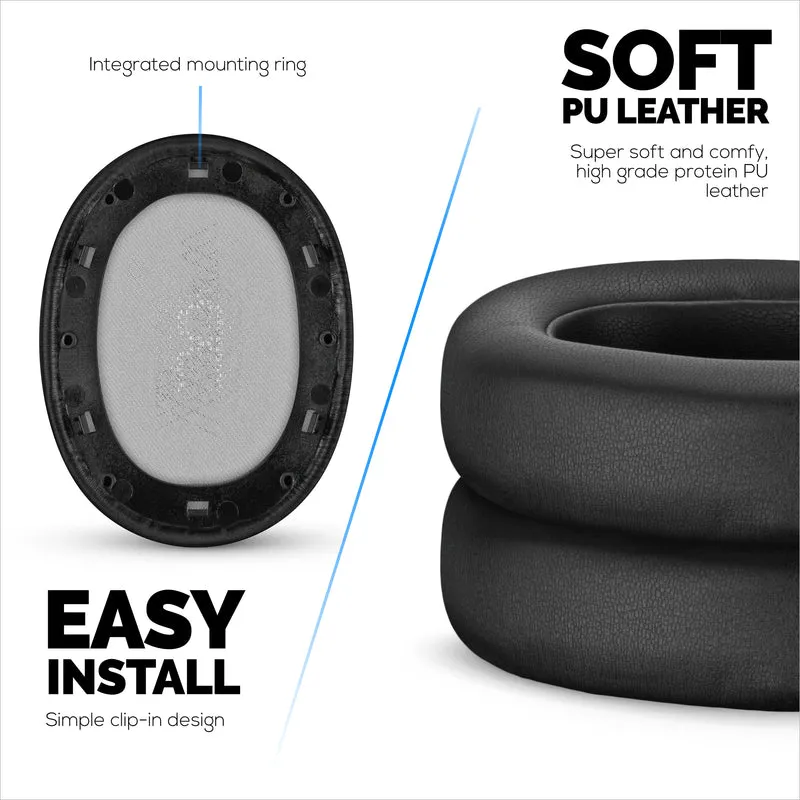 Coussinets de rechange pour casque JBL EVEREST ELITE 750 et 750NC - Cuir PU et mousse à mémoire de forme
