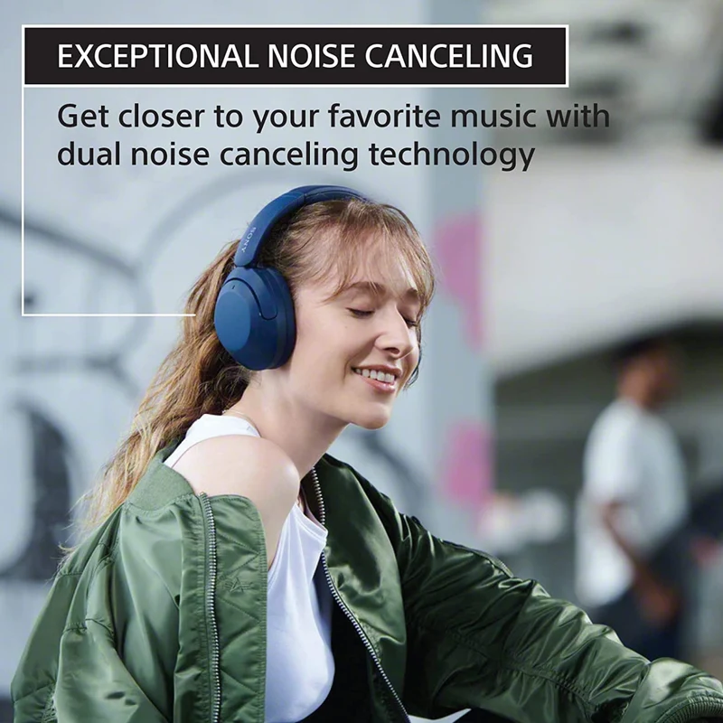 Sony WH-XB910N EXTRA BASS Noise-Canceling Wireless Over-Ear Headphones