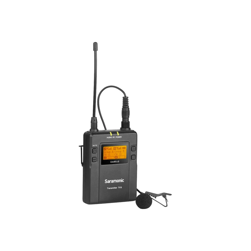 Saramonic UwMic9 Kit1 Camera-Mount Wireless Omni Lavalier Microphone System (514 to 596 MHz)
