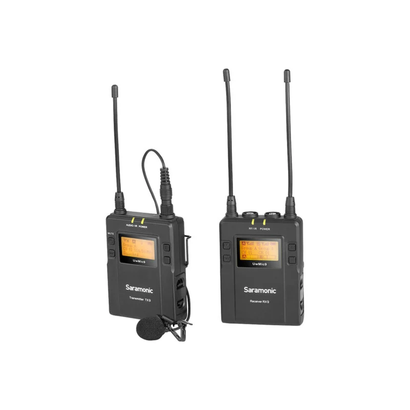 Saramonic UwMic9 Kit1 Camera-Mount Wireless Omni Lavalier Microphone System (514 to 596 MHz)