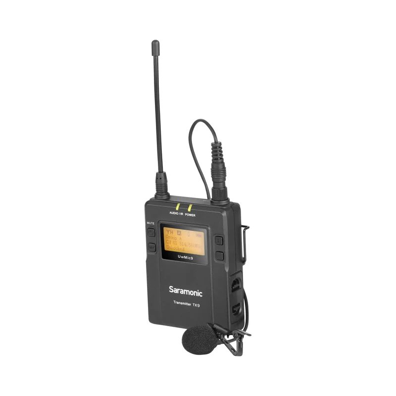 Saramonic UwMic9 Kit1 Camera-Mount Wireless Omni Lavalier Microphone System (514 to 596 MHz)