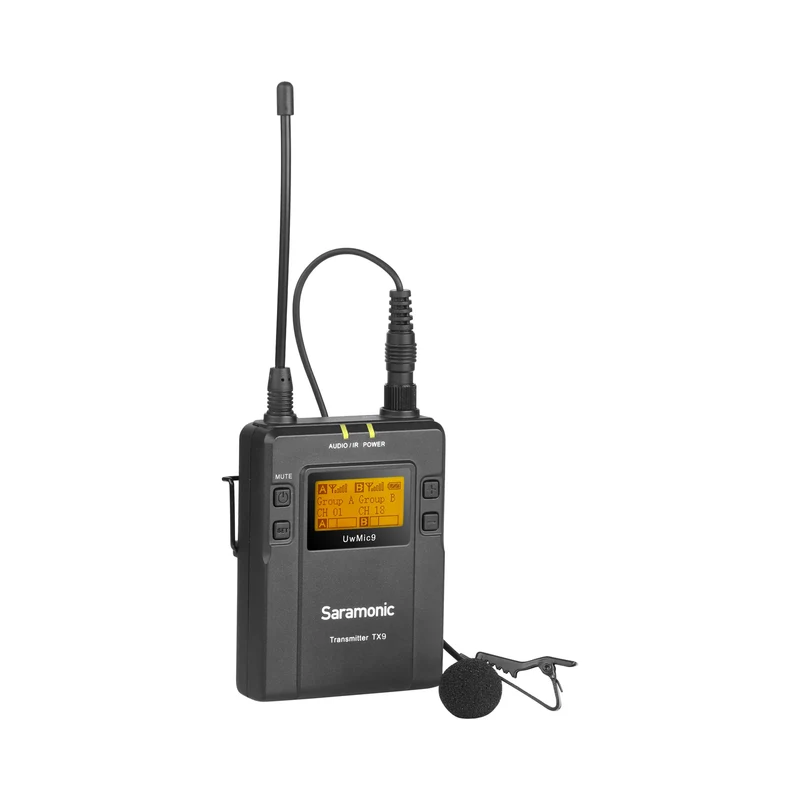 Saramonic UwMic9 Kit1 Camera-Mount Wireless Omni Lavalier Microphone System (514 to 596 MHz)
