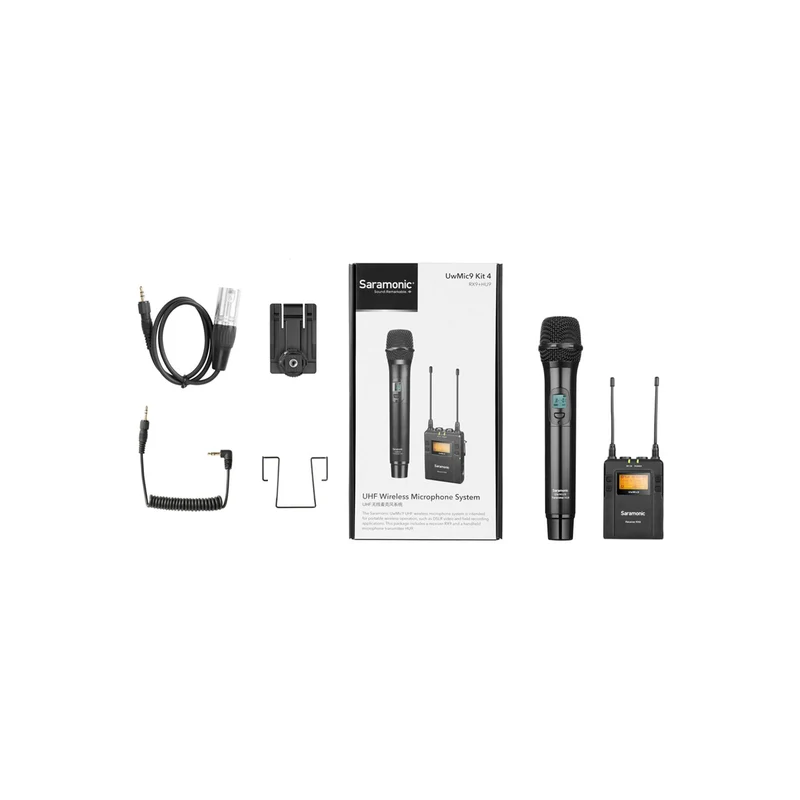 Saramonic UwMic9 Kit4 UHF Wireless Lavalier Microphone System (514 to 596 MHz)
