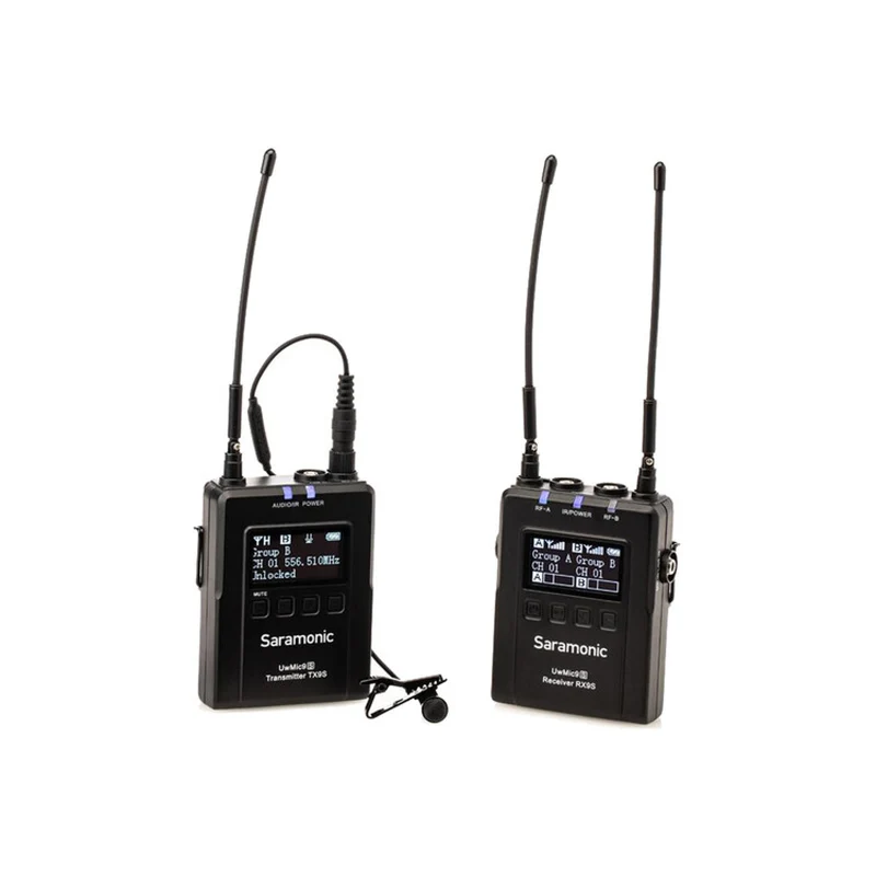 Saramonic UWMIC9S KIT1 Camera-Mount Wireless Omni Lavalier Microphone System (514 to 596 MHz)