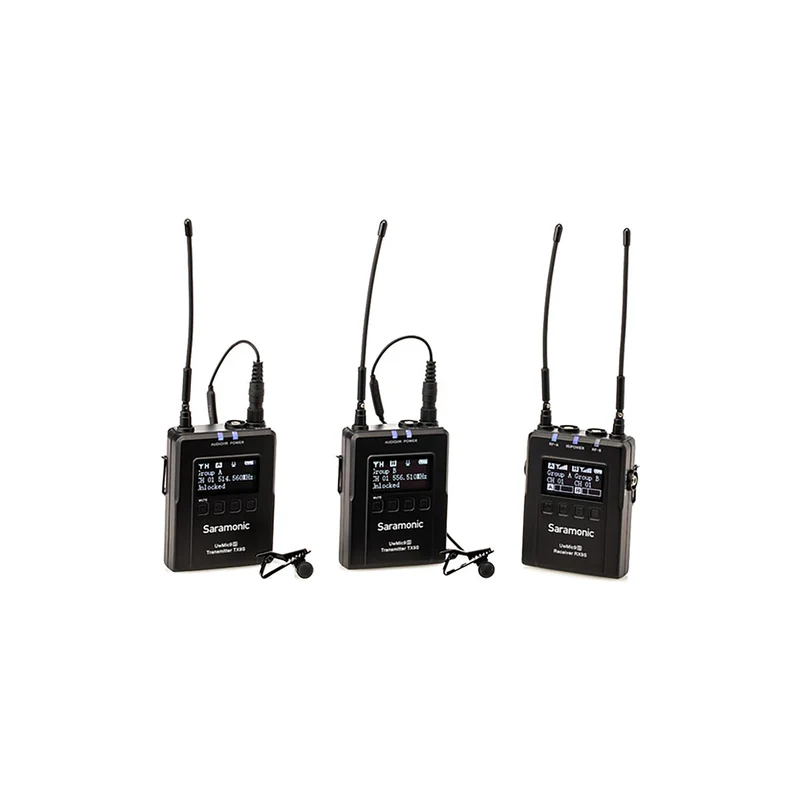 Saramonic UWMIC9S KIT2 2-Person Camera-Mount Wireless Omni Lavalier Microphone System (514 to 596 MHz)