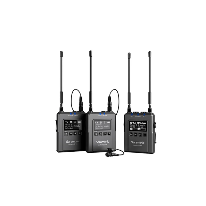 Saramonic UWMIC9S KIT2 2-Person Camera-Mount Wireless Omni Lavalier Microphone System (514 to 596 MHz)
