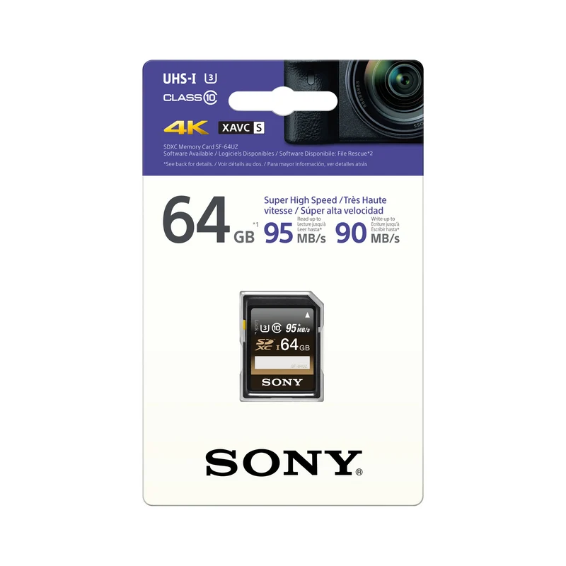 Sony 64GB SF-UZ Series UHS-I SDXC Memory Card