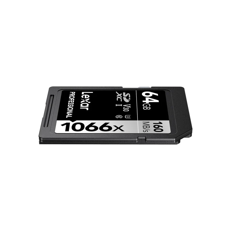 Lexar 64GB Professional 1066x UHS-I SDXC Memory Card SILVER Series LSD