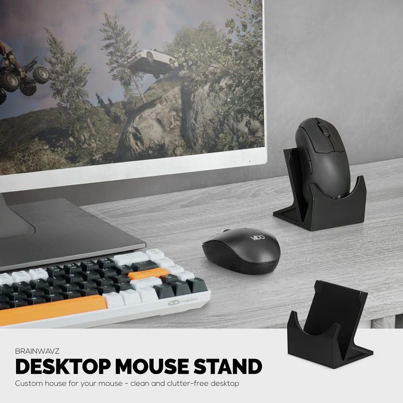 Support de souris pour PC de bureau pour souris de jeu et de bureau comme Logitech, Razer, Corsair et plus