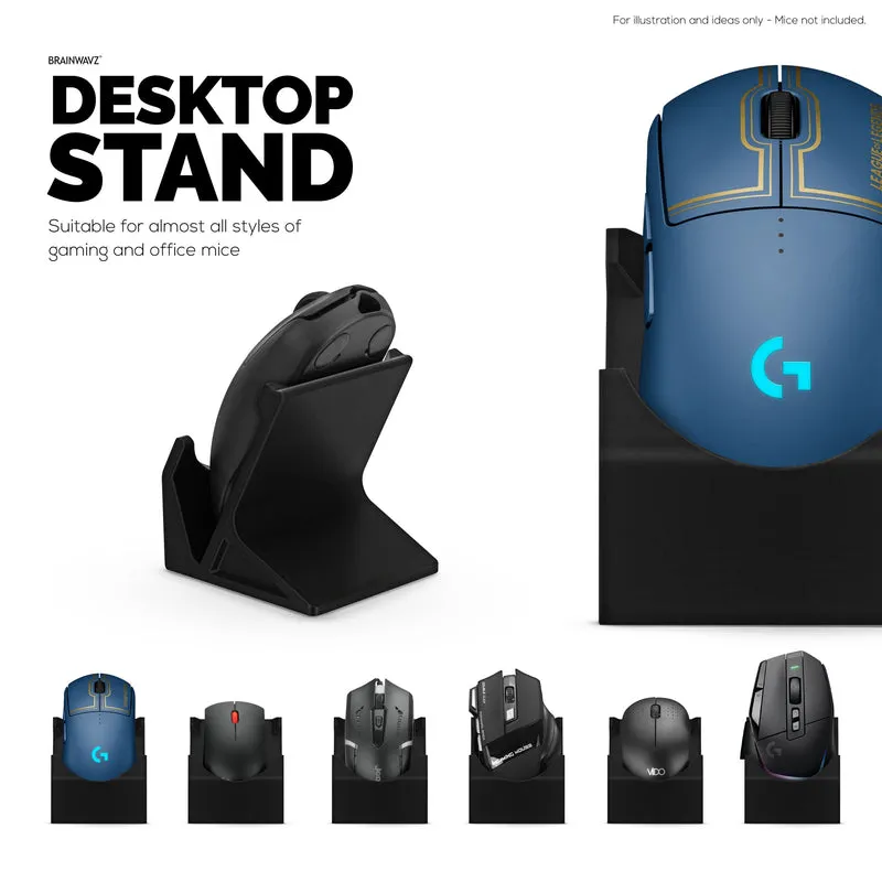 Support de souris pour PC de bureau pour souris de jeu et de bureau comme Logitech, Razer, Corsair et plus