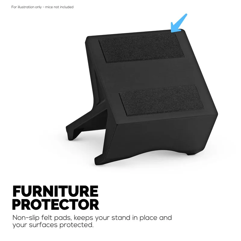 Support de souris pour PC de bureau pour souris de jeu et de bureau comme Logitech, Razer, Corsair et plus
