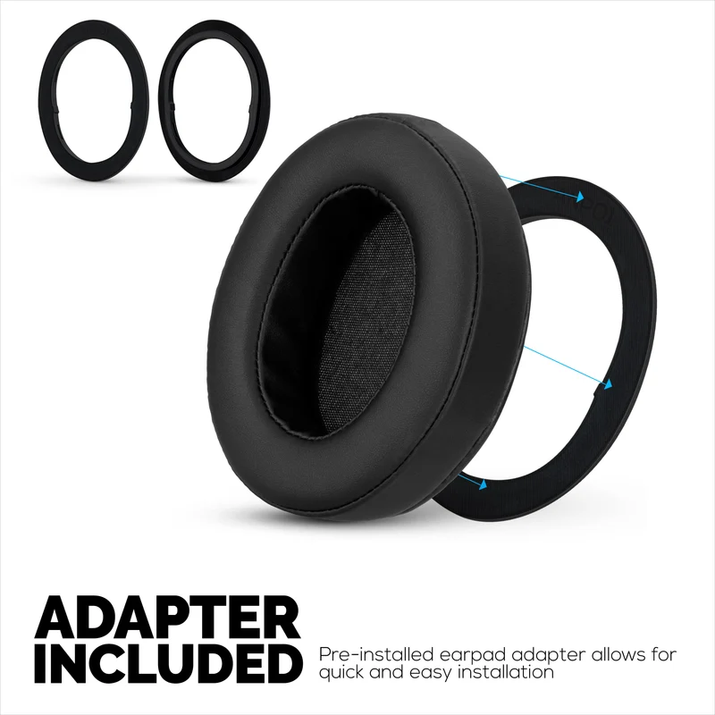 Coussinets d'oreille épais et améliorés pour casques Steelseries Arctis Nova Pro Wireless, Nova Pro Omni et Nova Elite - Mousse à mémoire de forme et cuir PU